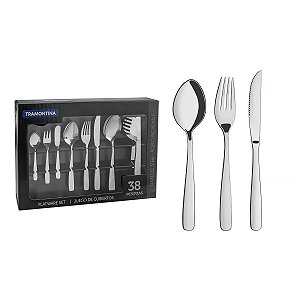Faqueiro Aco Inox 38Pcs Amazonas Tramontina 66960994