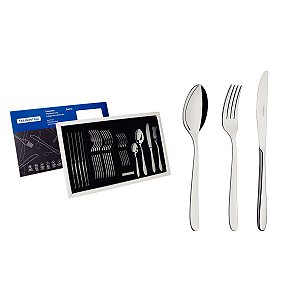 Faqueiro Aco Inox 24 Pcs Cannes Tramontina 66979003