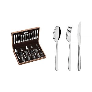 Faqueiro Aco Inox 42Pc C/Est Cannes Tramontina 66979203