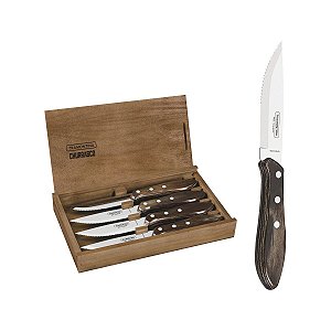 Cj Faca Inox 4Pc Castanho Tramontina 29899523