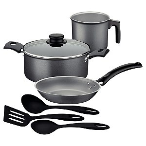 Kit Cozinha Alum 6Pc Turim Chumbo Tramontina 20297658