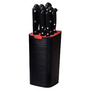 Jogo Facas Inox 11Pc Ultracorte Preto Tramontina 23899048
