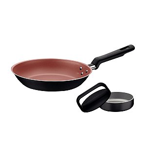 Kit Hamburguer 2Pc Preto Tramontina 27899279