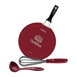 Kit Panqueca 3Pc Vermelho Tramontina 27899341
