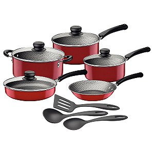 Kit Cozinha Alum 12Pc Vermelho Tramontina 27899358