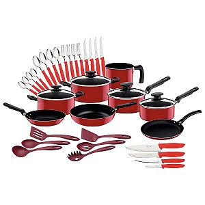 Kit Cozinha 38Pc Loreto Vermelho Tramontina 27899428