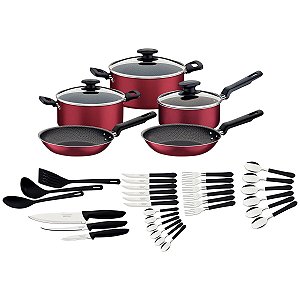Kit Cozinha 38Pc Victoria Vermelho Tramontina 27899467
