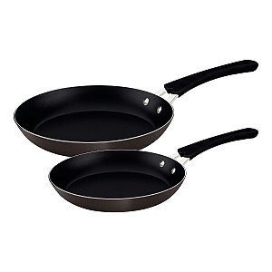 Jogo Frigideiras Alum 2Pc Cinza Tramontina 27899468