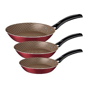 Frigideira Alum Turim Vermelho Tramontina 27899472