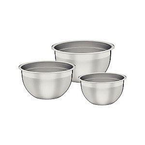 Jg Potes Inox Alimentos 3Pcs Tusa Tramontina 64220718