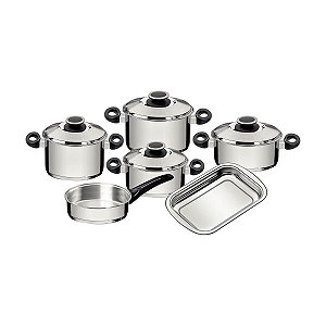 Jg Panelas Aco Inox 6Pc N Solar Baq Tramontina 65720005