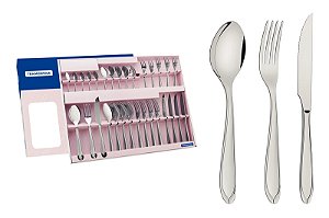 Faqueiro Aco Inox 30Pcs Laguna Tramontina 66906456