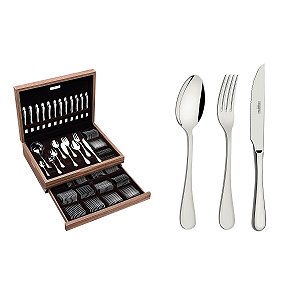 Faqueiro Aco Inox 130Pcs C/Estojo Tramontina 66928224