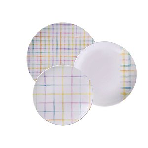 Jogo Pratos 12Pc Sweet Color Porcelana Tramontina 96589057