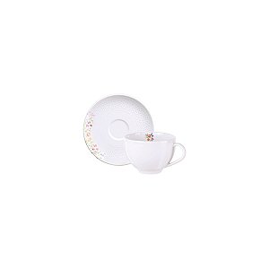 Kit Xicara Cha 250 Ml Artemis Porcelana Tramontina 96950239