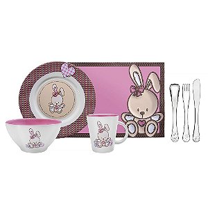 Jg Porcelana P/Crianca 7Pc Le Petit Tramontina 64250695