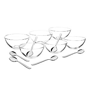 Jg P/Sobremesa Cristal 12Pc Lapidar Tramontina 64550710