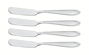 Jg Aco Inox P/Manteiga 4 Pcs Laguna Tramontina 66906734