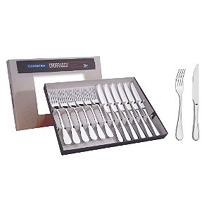 Jg Aco Inox P/Churrasco 12Pcs Tramontina 66925634
