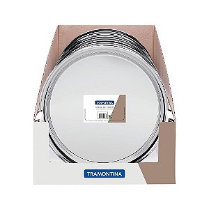 6 Display Bandejas Redondas Inox Service Tramontina 61413355