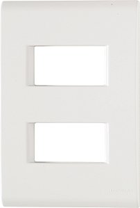 120 Placa Espelho 2 Postos 4X2 120Pc Liz Tramontina 57106206