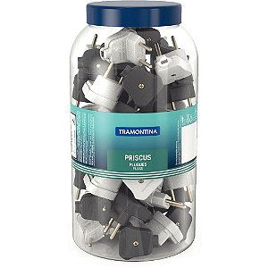 78 Plugue Pote Angular 2P 10A Triangular Tramontina 57412905