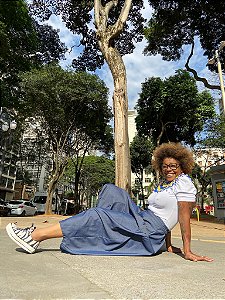 Calça Saruel Lucinda - Jeans