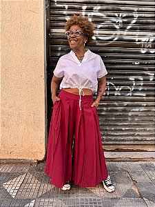 Calça Benedita - Bordô