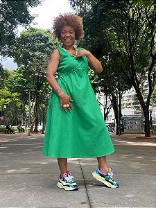 Vestido Bernadete- Verde