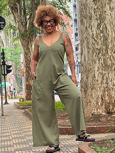 Macacão Afrodite - Verde Oliva