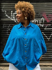 Camisa Leda Martins - Azul