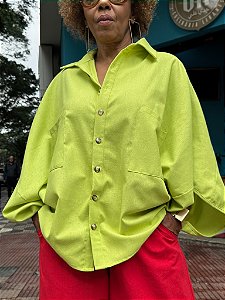 Camisa Leda Martins - Verde Lima