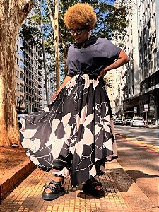 Saia Calça Mafalda - Estampada