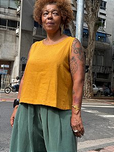 Blusa Angela - Mostarda