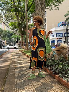 Vestido Alfazema - Estampado