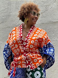 Kimono Clara - Estampado Colorido