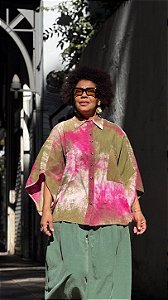 Camisa Leda Martins - Tye Dye Escuro