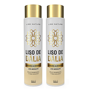 2 Liso de Dália Progressiva sem formol orgânica 7x mais liso