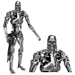 Action Figure T800 Endoskeleton Terminator 2 - Neca Toys