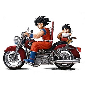 Diorama Goku e Gohan Road Dragon Ball