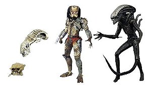 Pack Action Figures Alien Vs Predador NecaToys