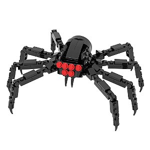 Blocos de Montar Black Spider 20cm - MOC