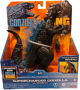 Boneco Godzilla Supercharged - Godzilla Vs Kong Playmates