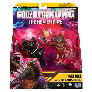 Boneco Suko With Titanus Dog - Godzilla Vs Kong The New Empire Playmates
