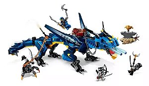 Blocos de Montar Blue Ninja Mech Dragão - Ninjago