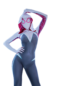 Cosplay Spider Gwen Alta qualidade em 3D - Fantasias