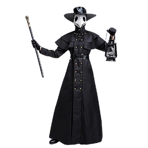 Fantasia Completa médico da Peste Black Plague - Cosplay