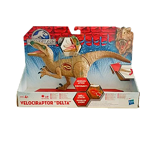 Dinossauro Velociraptor Delta Jurassic World - Hasbro