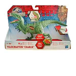 Dinossauro Velociraptor Charlie Jurassic World - Hasbro