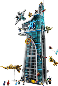 Torre dos Vingadores 90cm blocos de montar - Marvel